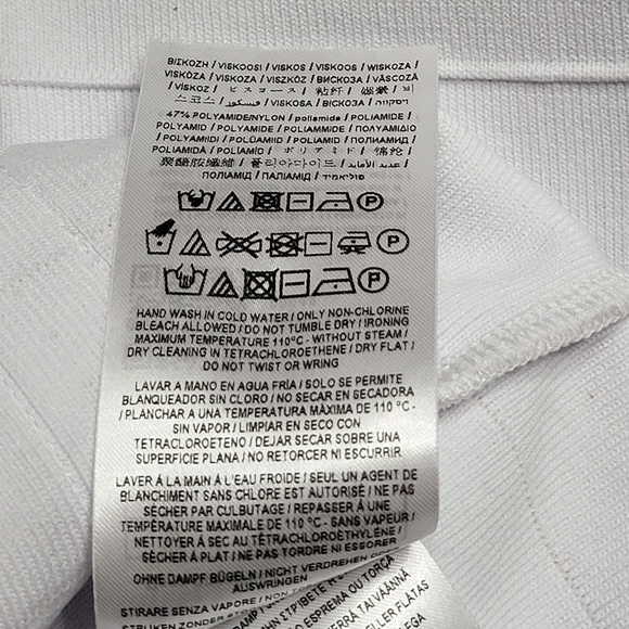 Guess White Kamilia Bandage Women's Dress. Size M - Picture 8 of 9